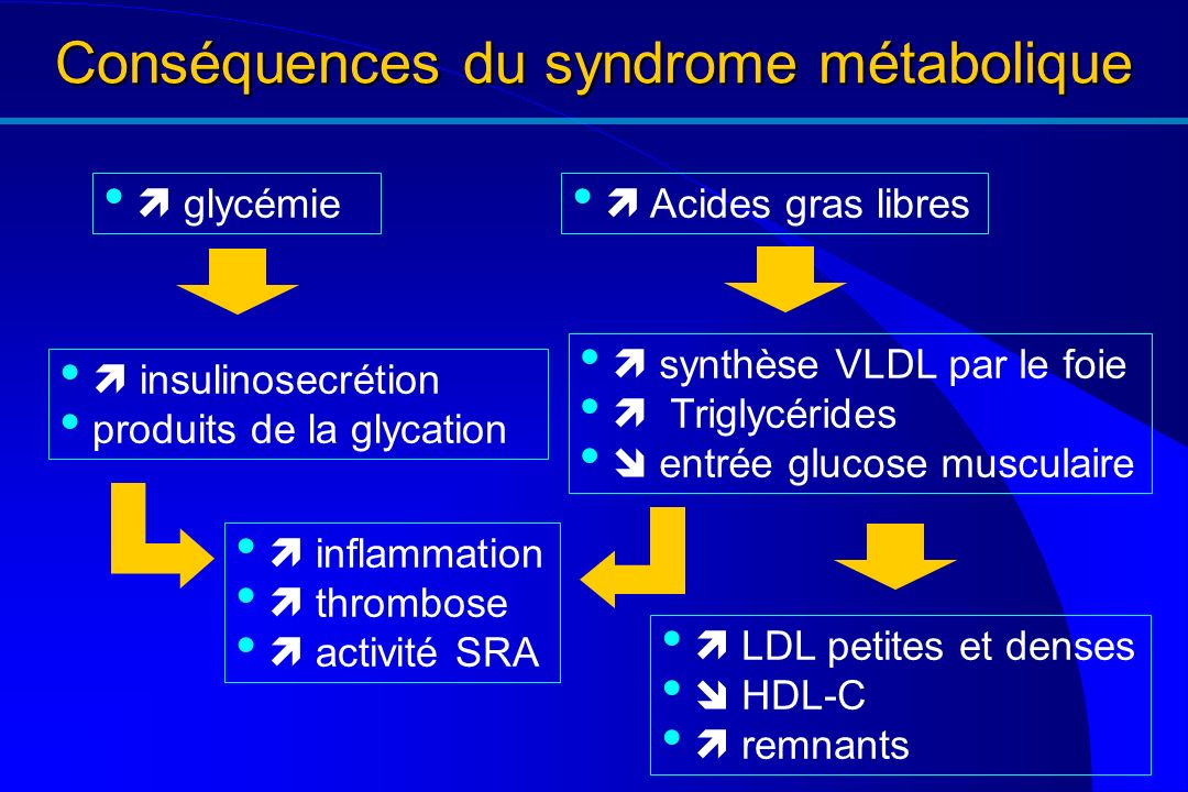 Syndrome Métabolique Service de médecine interne et nutrition ppt